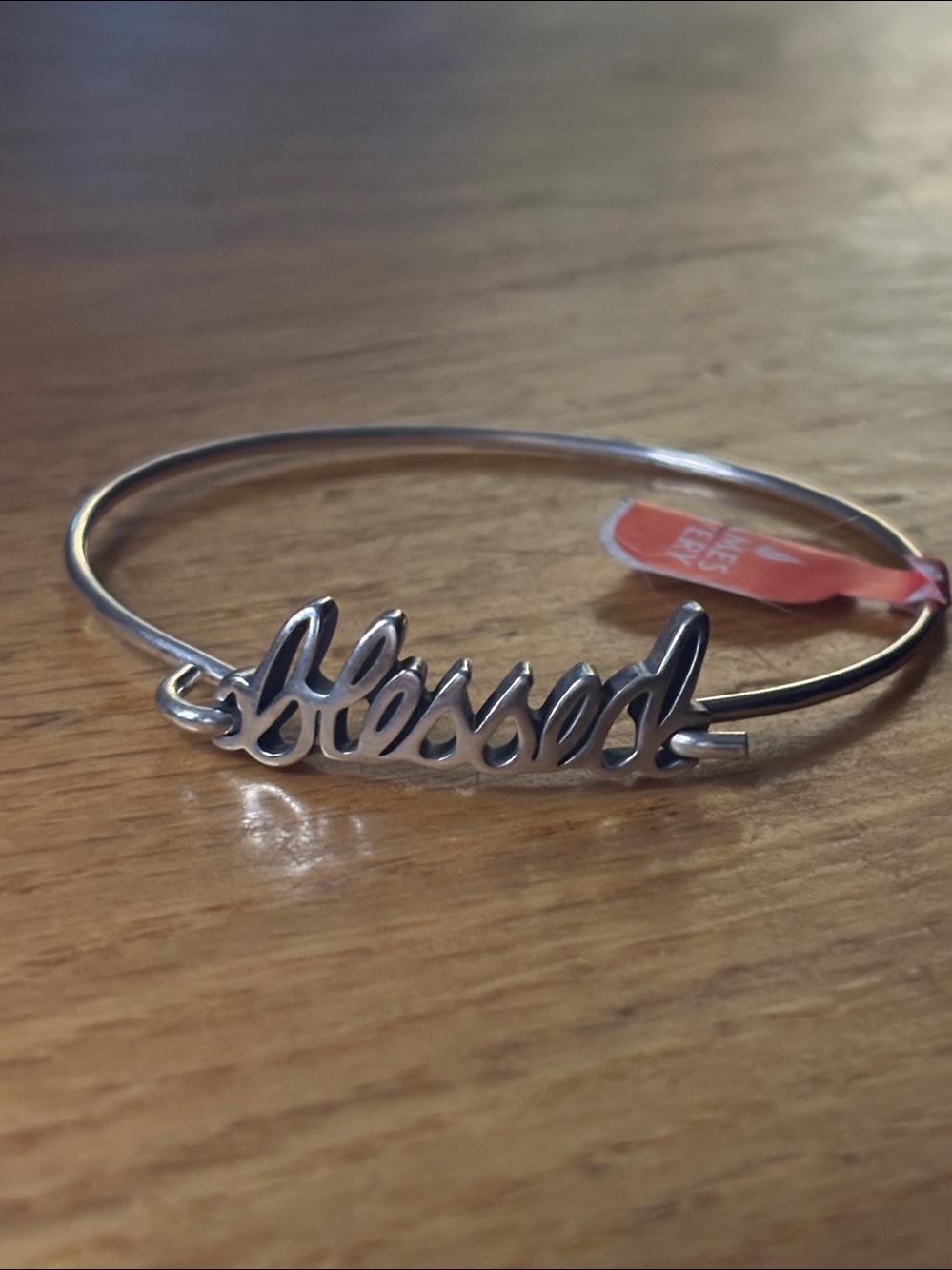 Retired James Avery Silver 'Blessed' hook on Bracelet! Beautiful! New never worn